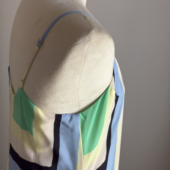 Anthropologie Maeve Color Block Geometric Maxi Dress Sleeveless Size Small - Picture 11 of 14